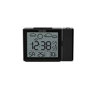 Explore Scientific Réveil radioguidé RPW3009 – Projection, météo, USB, Noir