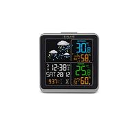 Explore Scientific WSH4008 ccM3000 Station météo radio-contrôlée, baromètre avec prévisions du temps, capteur pour température intérieure, noir