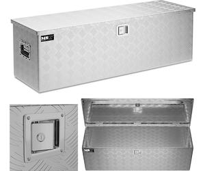 Expondo MSW Alubox en tôle striée - 123 x 38 x 38 cm - 154 L
