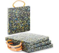 Expondo MSW Plaques pour grue - 30 x 30 x 3 cm - Charge maximale 7 000 kg - 4 pièces - Coins arrondis