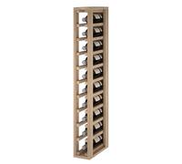 Expovinalia Casier à Vin Bois Pin 10 Bouteilles - Chêne