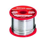 Express, 12940, Accessoire pour Fer à Souder, Soudure Étain Tout Usage, Assemblage Cuivre, Laiton, Bronze, Acier, Zinc, Inox, 96,5% Étain et 3,5% Ag (Sans Plomb), 200g, diamètre2 mm, Flux incorporé
