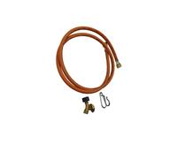 Express, 16411, Kit d'Adaptation Cartouche pour Désherbeur composé tuyau de 1,50 m + 1 Robinet, Accessoire Fer à Souder, Lampe à Souder, Fer de Couvreur, Chalumeau d'Étanchéité, Pièces de Rechange