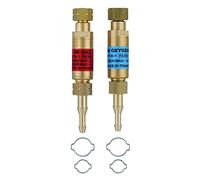 Express, 2932, Clapets Antiretour Flamme Détendeur O/A + 4 Colliers de Serrage, Accessoire pour Fer à Souder, Lampe à Souder, Fer de Couvreur, Chalumeau d'Étanchéité, Pièces de Rechange