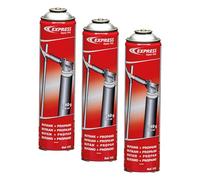 Express, 555, Cartouche de gaz butane/propane 340g, Destinée aux lampes à souder Réf. 511, Réf. 531, 342 et le poste de soudure Oxy’Star Réf. G2903, 2 h d'Autonomie