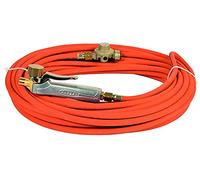Express 6420 Accessoire Lampe à souder-Fer de Couvreur-Chalumeau d'étanchéité-Pièces de Rechange-Set composé d'un Manche Tout métal à raccord + 20 m de Tuyau + 1 détendeur 4 Bar Set 6