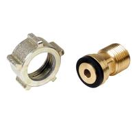 Express, 963B, Raccord Direct pour Bouteille Butane Sortie Filetée 3/8e Gauche Mâle, Accessoire pour Fer à Souder, Lampe à Souder, Fer de Couvreur, Chalumeau d'Étanchéité, Pièces de Rechange