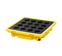 exproyzk Plateforme De Rétention Industrielle, 21 Tailles | Palette De Rétention Modulaire, Bac De Rétention En Plastique, Pour Laboratoire Et Usine(67*67*15cm)