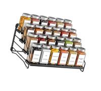 EXQIOUR Porte-bouteille pliable moderne personnalisable pour garder le fer solide, couleurs neutres, planificateur d'assaisonnement non assemblé