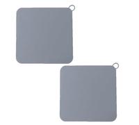 EXQUIMEUBLE Bouchons de siphon de sol en silicone 2pcs, couvercles de drain de toilette, plaque d'égout, anti-odeurs, pour cuisine et salle de bain, pour lavabos et douches