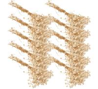 EXQUIMEUBLE Bouquet de Gypsophile Séchée Beige Réaliste, 10 Bouquets sans Entretien, Décoration Naturelle pour Chambre ou Café