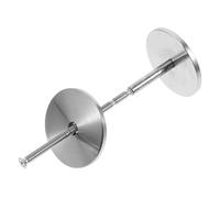 EXQUIMEUBLE Cache de Serrure Installation Facile Rond de Porte en Acier Inoxydable Argenté et Sécurité Renforcée pour Porte D'entrée