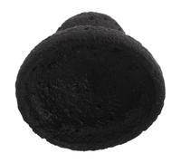 EXQUIMEUBLE Diffuseur en Pierre Volcanique, Plaque Porte-Huile Parfumée, Noir, Ciment, Bol de Rangement, Réduit Le Basculement, pour Diffusion D’aromathérapie à Domicile