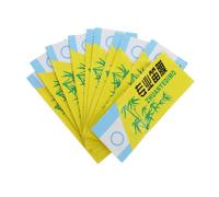 EXQUIMEUBLE Membranes de Flûte Chinoise en Canne Naturelle, Texture Claire, Fragile et Fine, 1 Set de 10 Packs Accessoires Pratiques pour Flûte