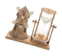 EXQUIMEUBLE Sablier Décoratif Phare Ancien Vintage en Plastique et Verre