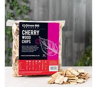Exstream Copeaux de bois pour barbecue - 100 % naturel - Sans produits chimiques - Couleur cerise - 3 litres