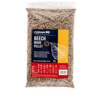 Exstream Granulés de bois dur de hêtre pour barbecue, fumoirs et appareils Ninja - 3 litres (environ 1,8 kg) - Sacs refermables