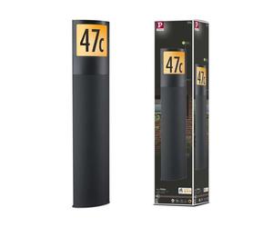 Ext 230v Borne Lumineuse Padea N°Maison 8,5w 1200lm Tunwarm Pir Zb Ip44