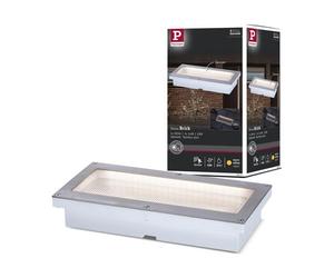 Ext 230v Encastré De Sol Brick 20x10cm 1,6w 160lm 2700k Détecteur Mvt Ip67