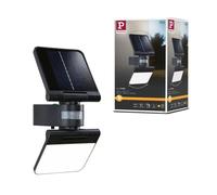 Paulmann Lèche-mur solaire à LED Lesla Détecteur de mouvement àcrépusculaire (IR)