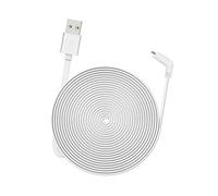 Extaum Câble d'alimentation de Charge de 9M / 29.5ft pour Arlo Pro, Arlo Pro 2, Arlo GO, Arlo Light, câble Plat résistant aux intempéries, Alliage d'aluminium