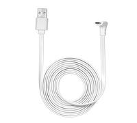 Extaum Câble d'alimentation de Charge de pour Arlo Pro, Arlo Pro 2, Arlo GO, Arlo Light, câble Plat résistant aux intempéries, Alliage d'aluminium