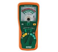 Extech 380320 Testeur D'Isolement Analogique | Isolement à 400 MOhm, cadran analogique, verrouillage marche, CA jusqu'à 600V, mallette, cordons, piles