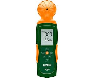 Extech CO240 - Indicateur De Qualité De L'Air Intérieur - Moniteur Portable De CO₂, De Température, D'Humidité, De Point De Rosée Et De Bulbe Humide Avec Alarme Sonore
