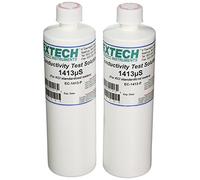 Extech EC-1413-P Solution Étalon Conductivité 1413 uS, 2 Bout. | Liquide étalonnage pré-mélangé 1413 uS, pour mesureurs conductivité et TDS, bipack, stabilité labo
