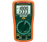 Extech EX310 Mini multimètre à sélection de gamme manuelle | Tension/courant CA/CC à 10A, résistance, diode, continuité, test pile, NCV, étui, CAT III