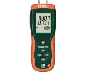 Extech HD755 Manomètre avec pressiomètre 0,5 psi | Plage basse +/-0,5 psi, 11 unités pression, min/max/moy, maintien données, zéro, USB, mallette rigide
