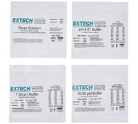 Extech PH103 Pochette de solution d'échantillonnage de ph Tripak avec kit de solution/rinçage