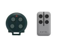 Extel ATEM 3 - Télécommande pour Portail et Porte de Garage - 4 Boutons Canaux - 433,92 MHz Rolling Code Sécurisé - Compatible Extel C2, V2, B2, G2 et Avidsen - Remplacement Bip ATEM 2 - Pile Incluse