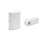 Extel Carillon Plug 061006 Blanc – 36 sonneries, bouton d'appel IP44, mobile, batterie/fil