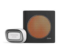 Extel Carillon sans fil 081741 diBi Flash Soft - Sonnette 200m, 6 sonneries, flash LED silencieux, alert batterie faible, évolutif 4 émetteurs, finition soft touch