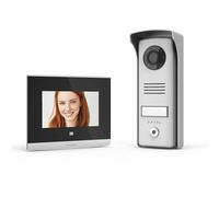 Vidéophone filaire EXTEL Compact 4 pouces couleur à commandes tactiles Noir