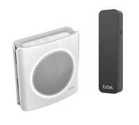 Extel diBi More Extension De Sonnette sans Fil, Portée 200 m, Flash | Jusqu’à 200 m en champ libre, 6 sonneries, volume réglable, flash, jusqu’à 4 carillons et 4 émetteurs