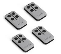 Extel - Lot de 4 télécommandes pour Portail et Porte de Garage - Extel 761100B