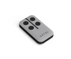 Extel - Télécommande supplémentaire 4 Boutons pour motorisation de Portail et Porte de Garage, 433,92 MHz, Rolling Code sécurisé, Pile Incluse