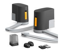 Extel XV250 - Motorisation connectée à vérins pour portail à battants jusqu’à 5 m et 500 kg, contrôle via application Umii, kit complet avec 4 télécommandes au total