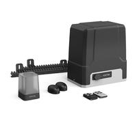 Extel Umii XC500 Motorisation Coulissante Connectée 8 m/500 kg | Portail jusqu’à 8 m/500 kg, 4 m de crémaillères, 2 télécommandes, photocellules, Extel Umii, débrayage manuel