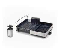 Extend Egouttoir extensible avec bonde + pompe à savon liquide inox