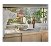 EXTEND STEEL Egouttoir à vaisselle extensible avec bonde Joseph Joseph Inox Pierre