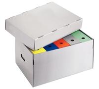 Extendos 10006 Polypropylène Recyclable Container à Archive, 545mm x 380mm x 270mm, Gris, Lot de 5