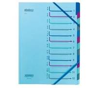extendos Trieur à élastique série 43, 12 compartiments, bleu G