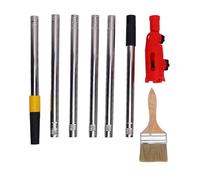 Extenseur à Pinceau à Angle Multiple, Support de Pôle Rotatif de Rotatif à 180 Degrés avec Pôle D'extension à Rouleau de Peinture de 1,7 M, Porte-pinceau à Outil à Outil de
