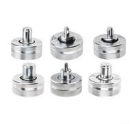 Extenseur de tube hydraulique pneumatique à changement rapide pour tuyaux en cuivre, outil d'évasement en métal avec tête amovible pour un travail de réparation efficace du CVC, finition argentée