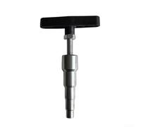 Extenseur de tube manuel en acier inoxydable avec poignée en T pour tuyaux en PVC, PE, aluminium et plastique, noir et argent, 153 x 92 mm, outil de chanfreinage et de réparation