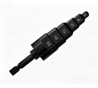 Extenseur de tuyau en cuivre 6 en 1 et outil d'évasement pour systèmes CVC, tube en acier au chrome vanadium robuste avec options métriques et impériales 6 mm-19 mm (métrique 6)