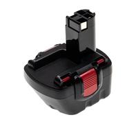 EXTENSILO 1x Batterie compatible avec Bosch GSB 12, GLI 12, GLI 12V Flash light, Exact 8, GDR 12V outil électrique (3300 mAh, NiMH, 12 V)